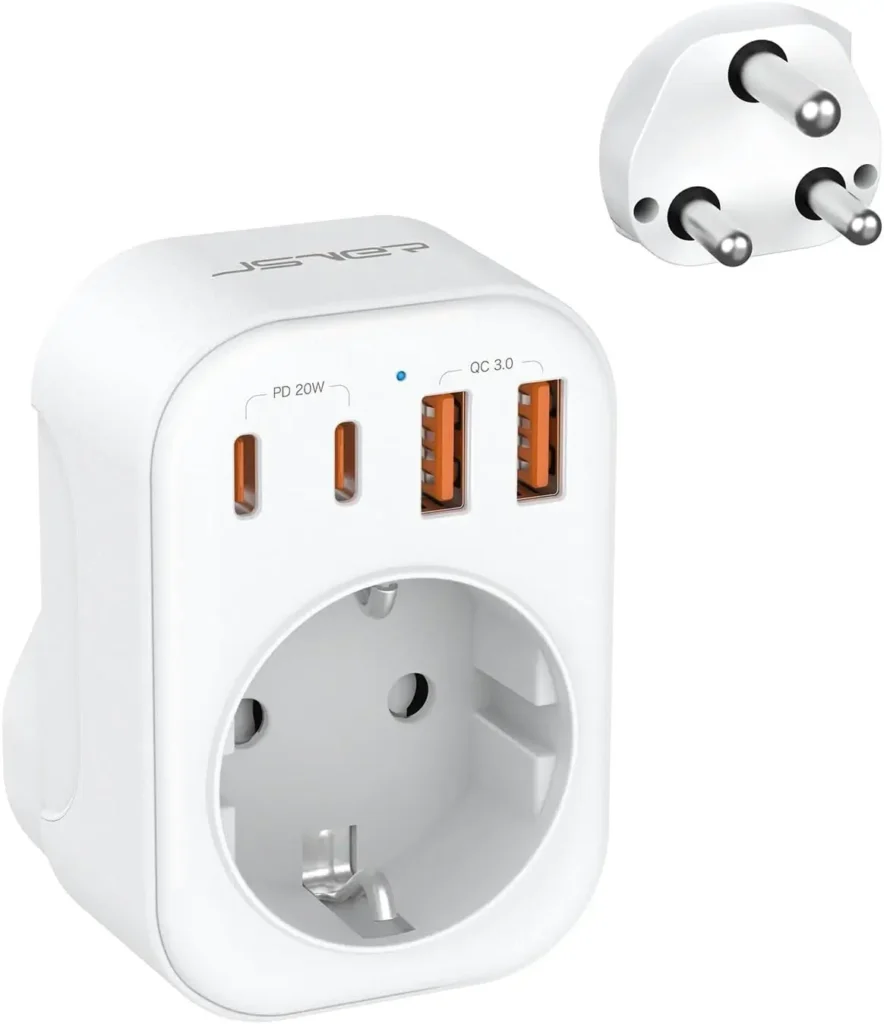 Adaptateur JSVER 5 en 1 vers prise M