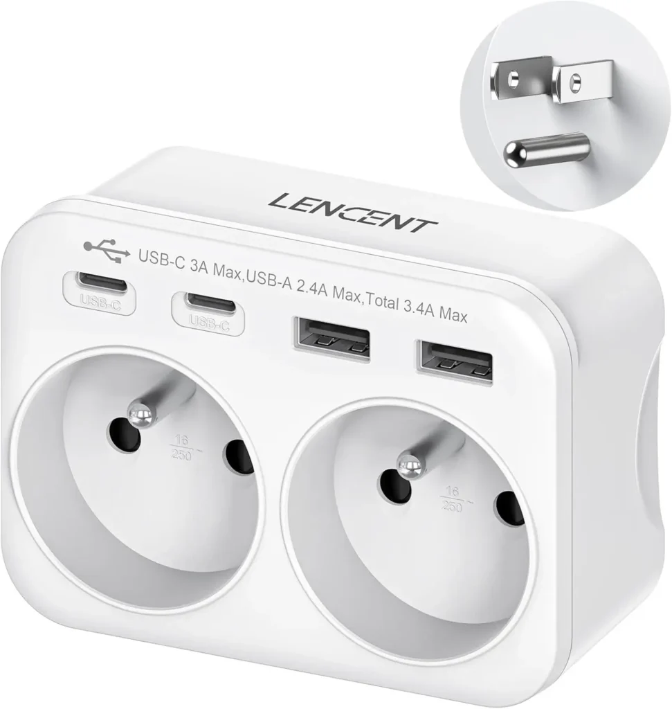 Adaptateur Lencent 6 en 1 vers prise B