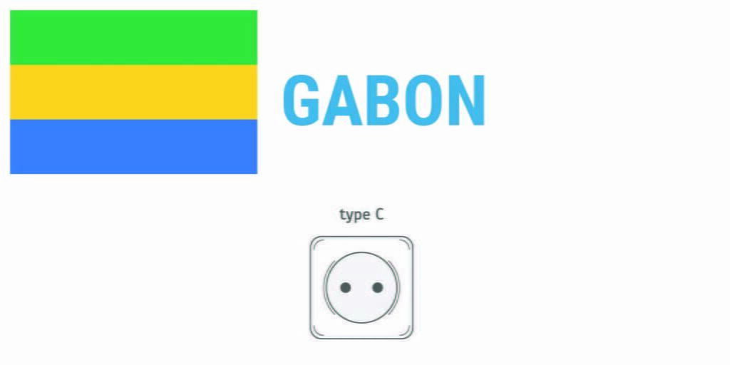 Prises électriques au Gabon