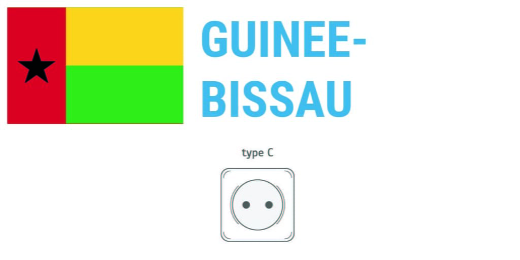 Prises électriques en Guinée-Bissau