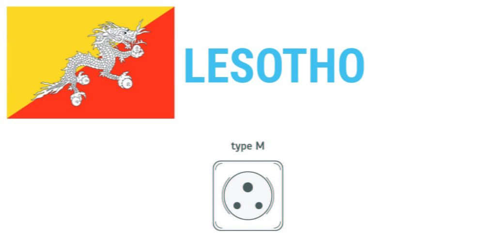 Prises électriques au Lesotho