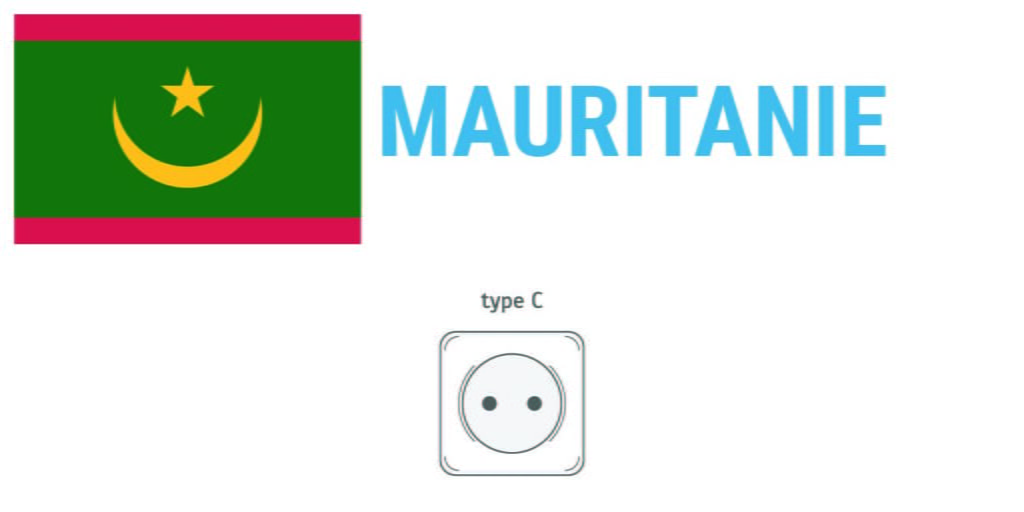 Prises électriques en Mauritanie