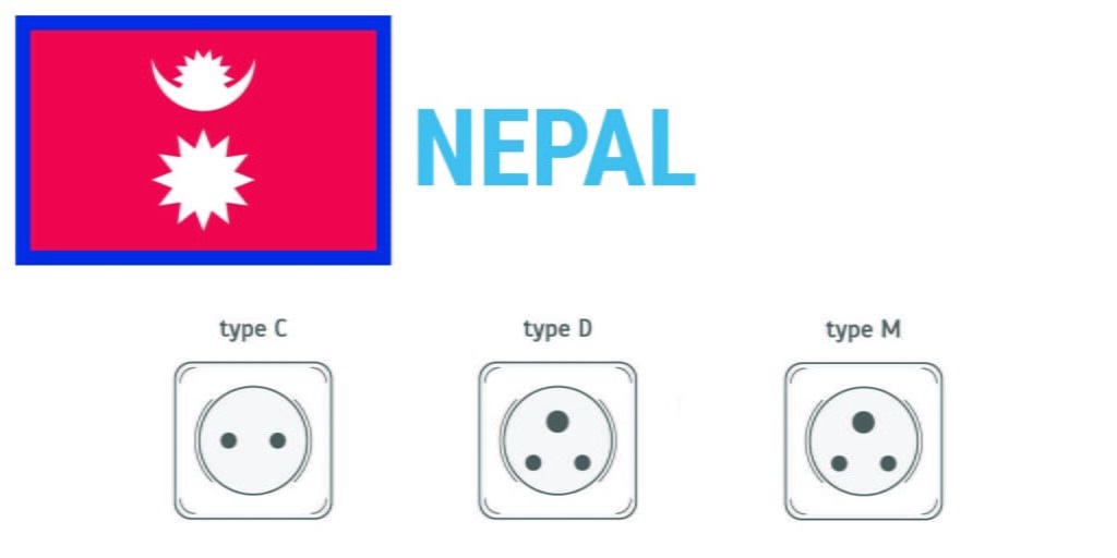 Prises électriques au Nepal