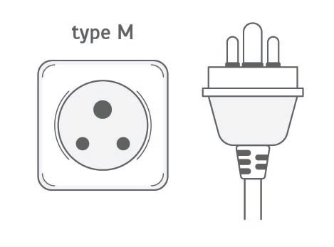 Prise électrique type M