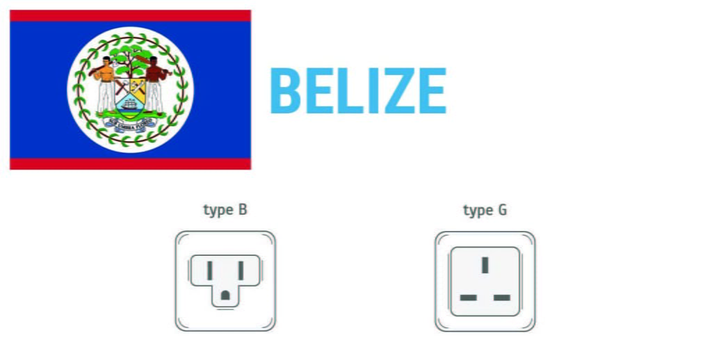 Prises électriques à Belize