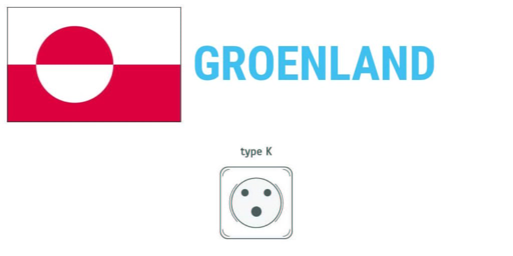 Prises électriques au Groenland