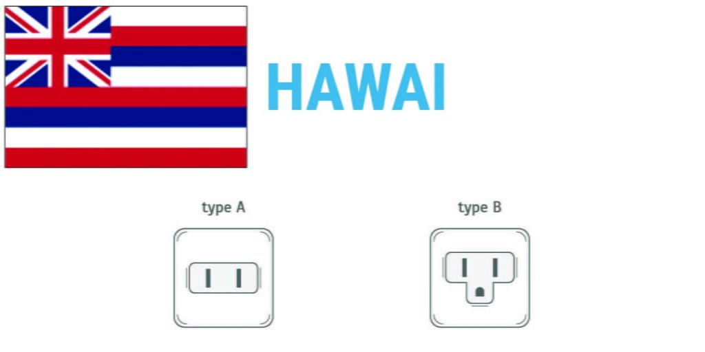 Prises électriques à Hawai
