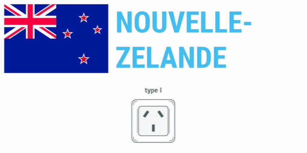 Prises électriques en Nouvelle-Zélande