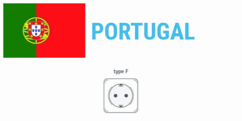 Prises électriques au Portugal