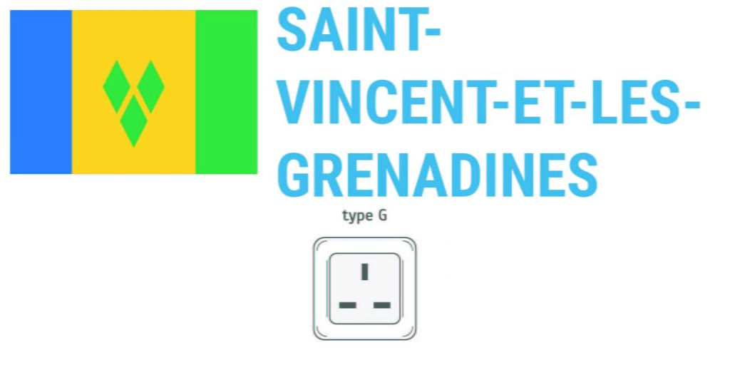 Prises électriques à Saint-Vincent-et-les-Grenadines