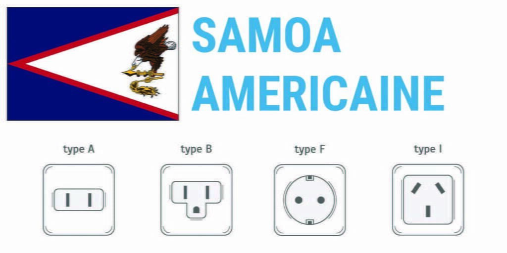 Prises électriques aux Samoa Américaines