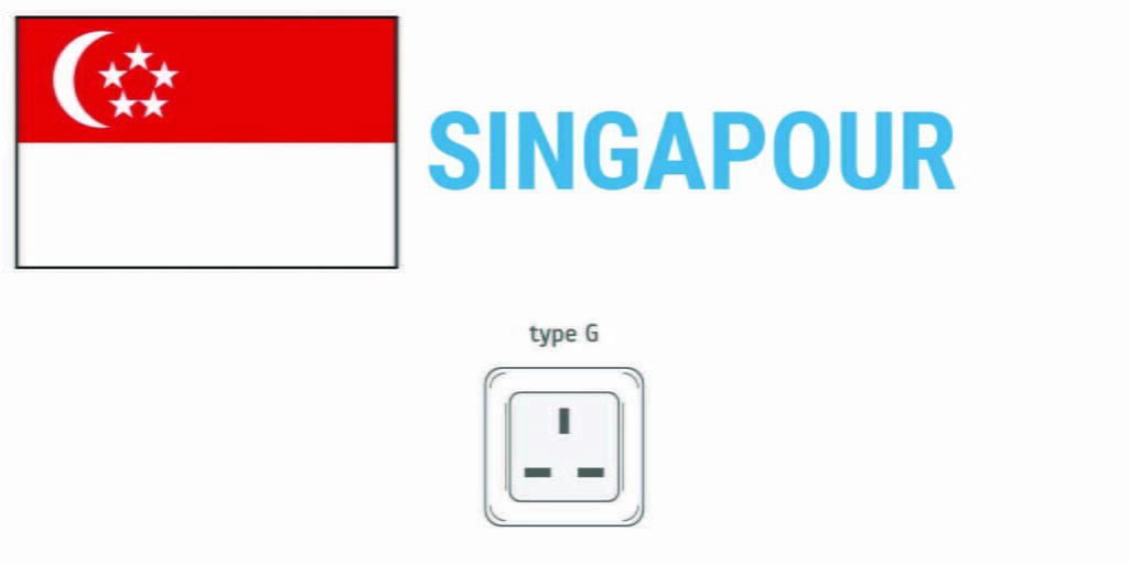 Prises électriques à Singapour