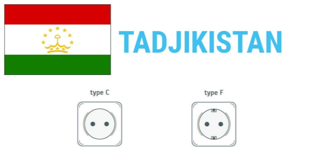 Prises électriques au Tadjikistan