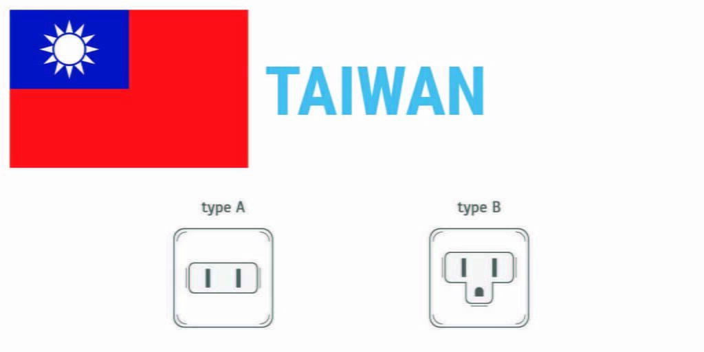 Prises électriques à Taïwan