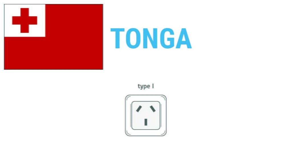 Prises électriques à Tonga