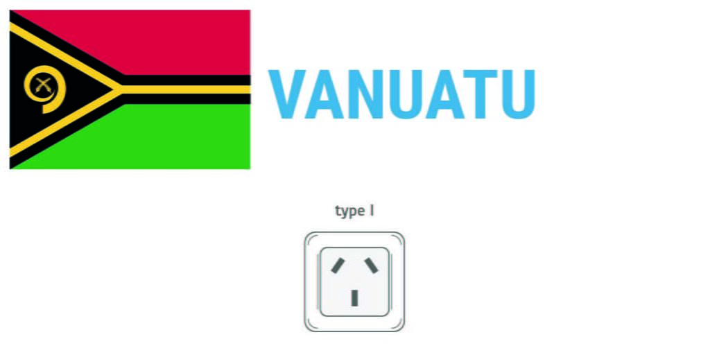 Prises électriques à Vanuatu